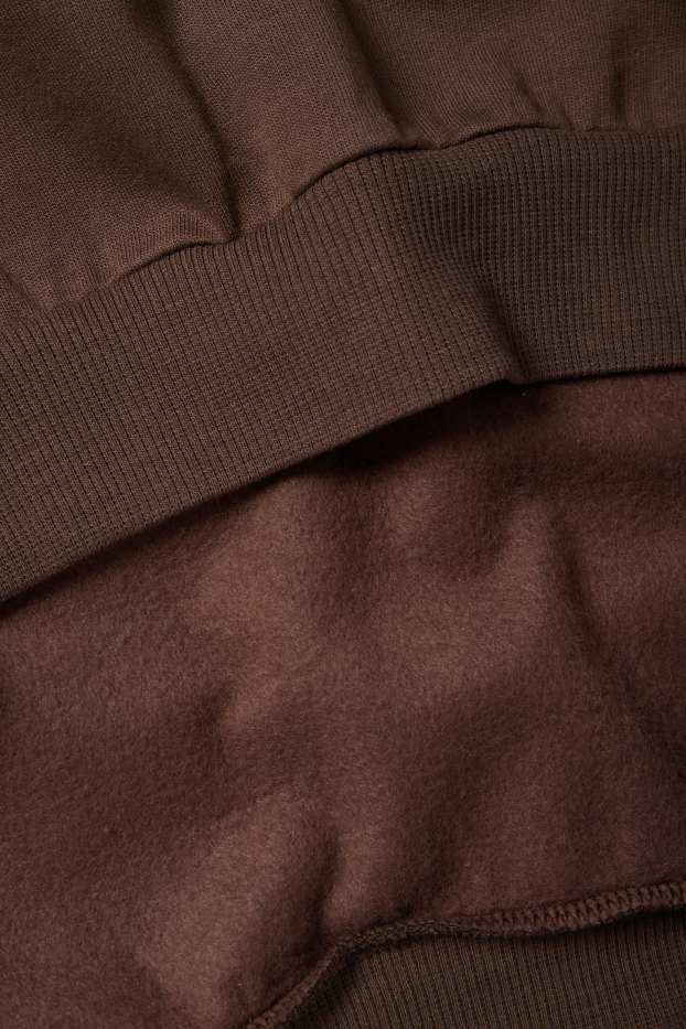 Enfants filles - Teddy bear - sweat à capuche - marron foncé