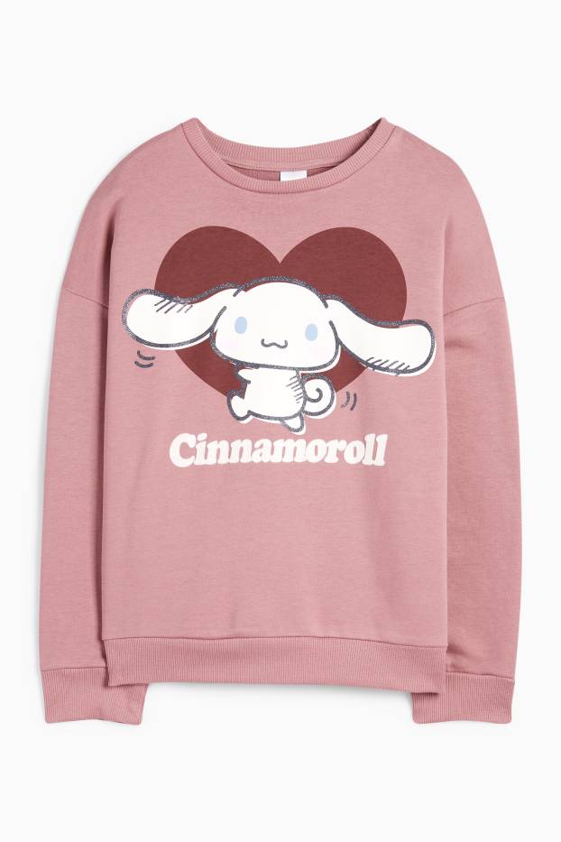 Kinder Mädchen - Cinnamoroll - Sweatshirt - dunkelrosa