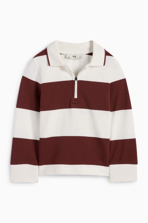 Niños: niños - Polo - de rayas - blanco roto