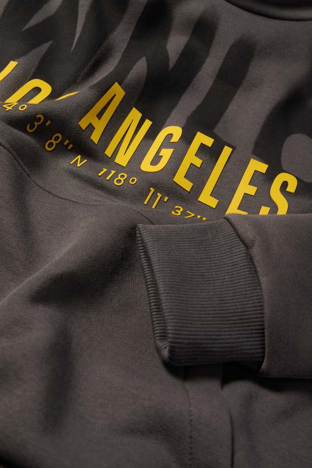Bambini - Los Angeles - felpa con cappuccio - grigio scuro