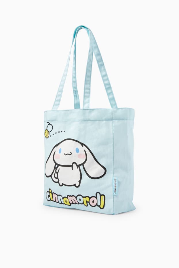 Dzieci dziewczynki - Cynamonka - torba shopper - jasnoturkusowy