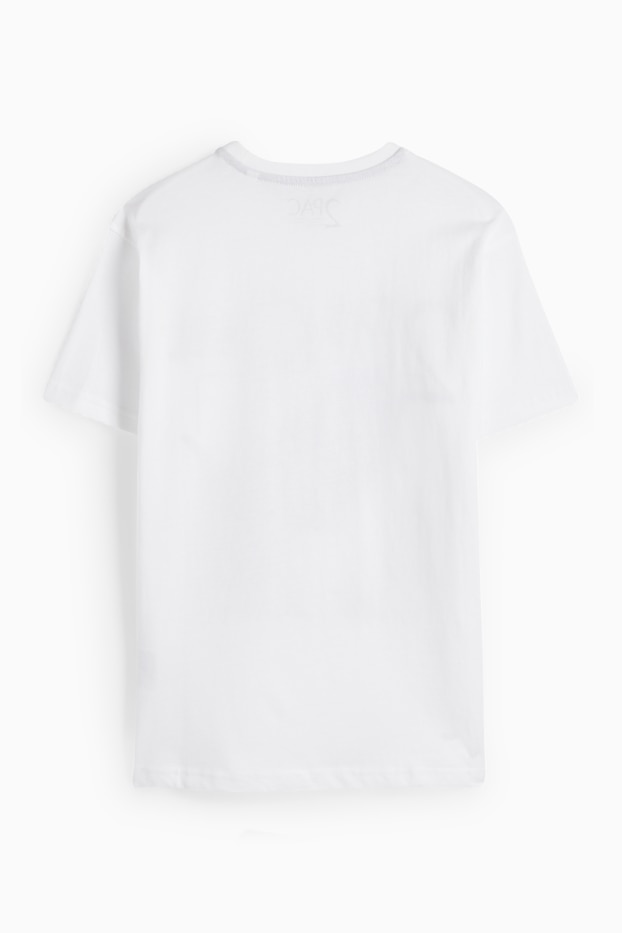 Children Boys - Tupac - short sleeve T-shirt - white