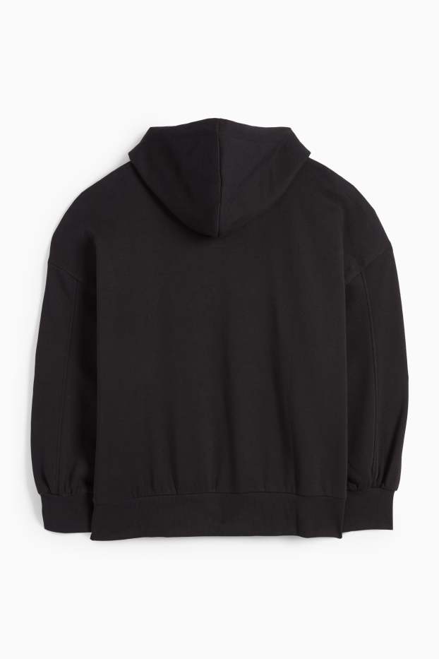 Femmes - Sweat zippé à capuche - noir