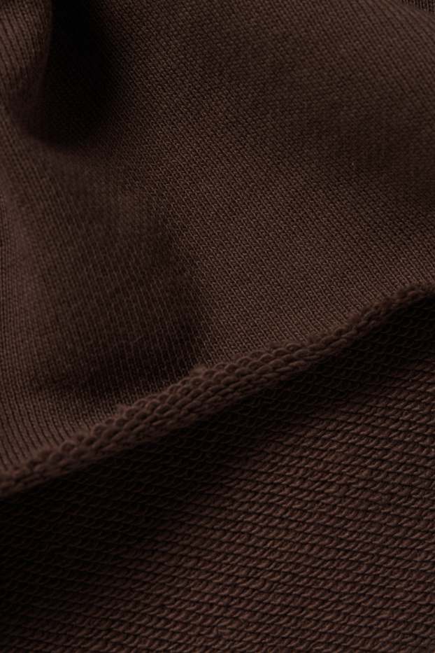 Heren - Sweatshorts - donkerbruin