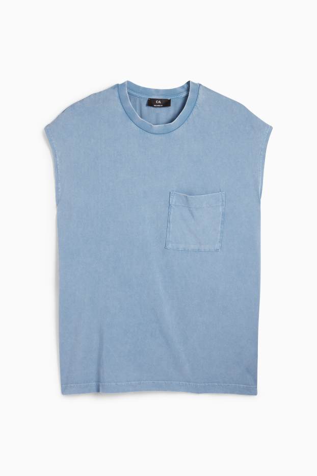 Herren - Tank Top - hellblau