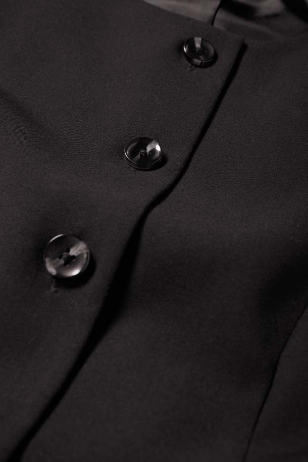 Mujer - Chaleco - tailored fit - negro