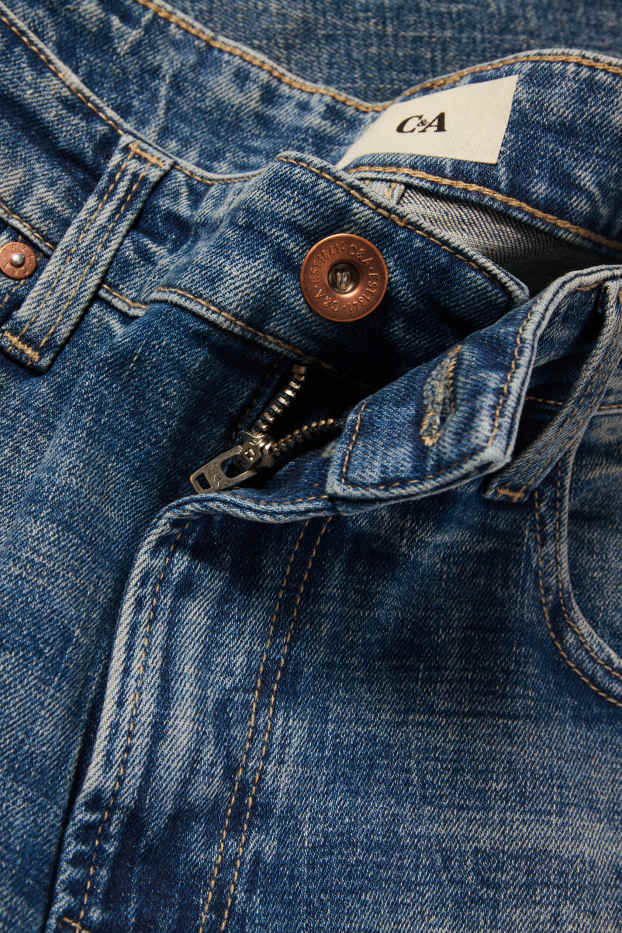 Pánské - Slim tapered jeans - LYCRA® - džíny - světle modré