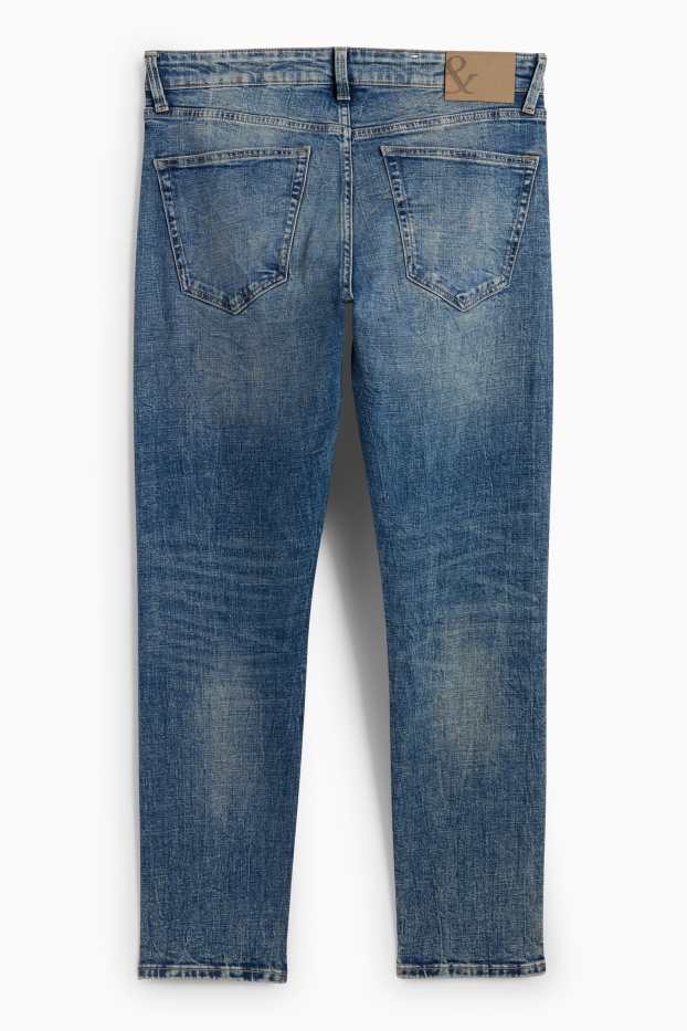 Pánské - Slim tapered jeans - LYCRA® - džíny - světle modré