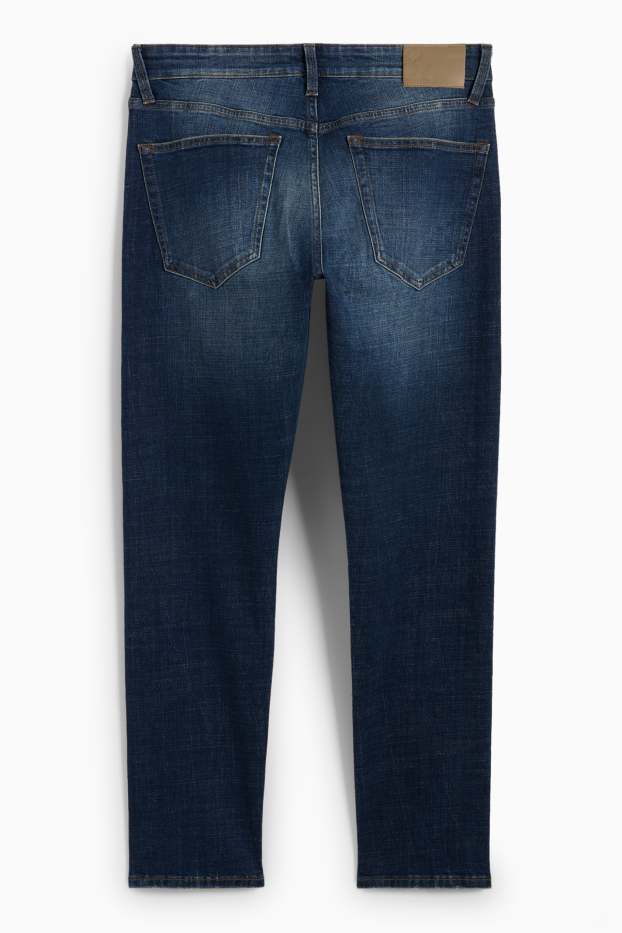 Home - Slim Tapered Jeans - LYCRA® - texà blau fosc
