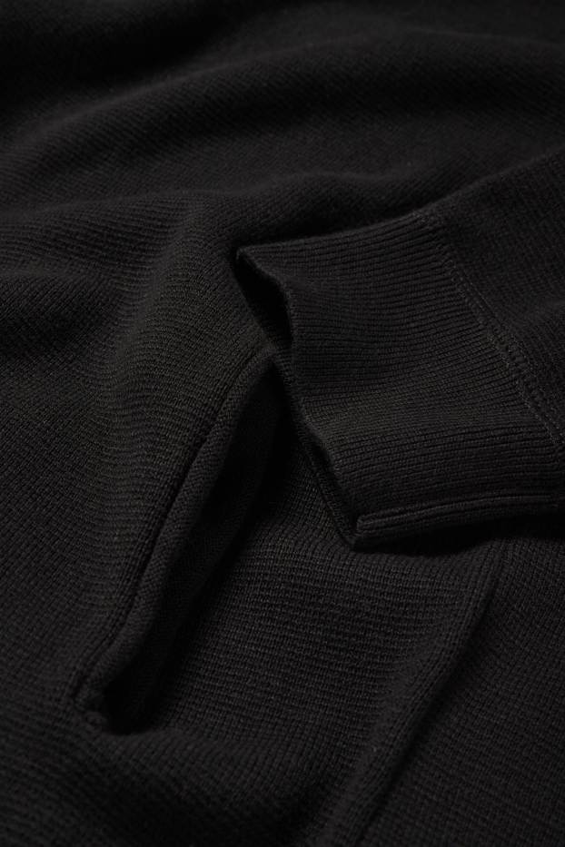 Men - Hooded jumper - black