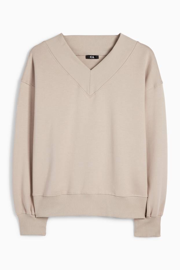 Dames - Sweatshirt - grijs