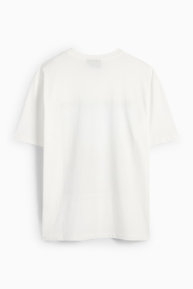 Hommes - T-shirt - relaxed fit - Pink Floyd - blanc