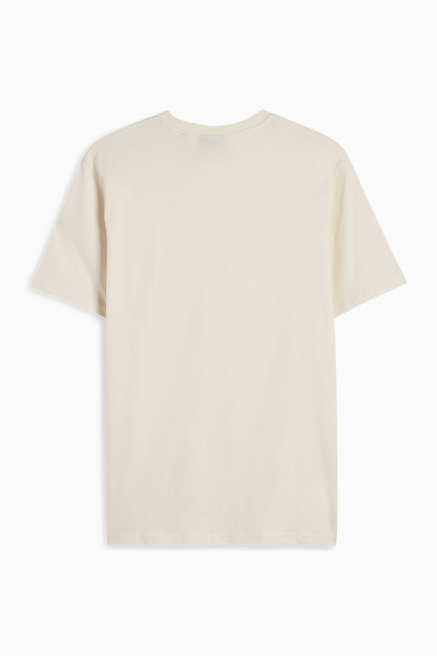 Herren - T-Shirt - Regular Fit - Peanuts - hellbeige