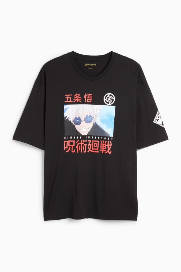 Hommes - T-shirt - Oversize - Jujutsu Kaisen - noir