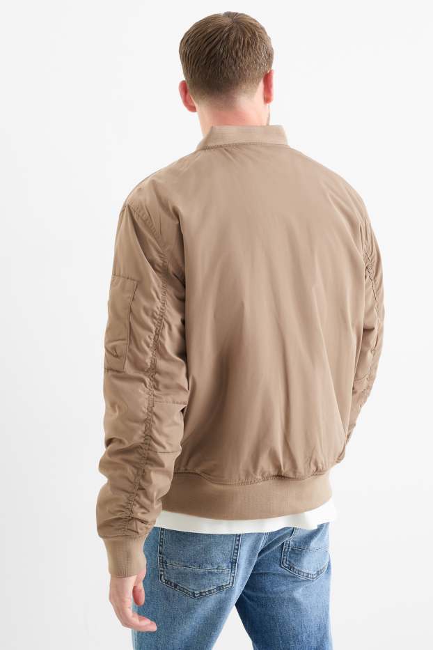 Hommes - Blouson aviateur - taupe