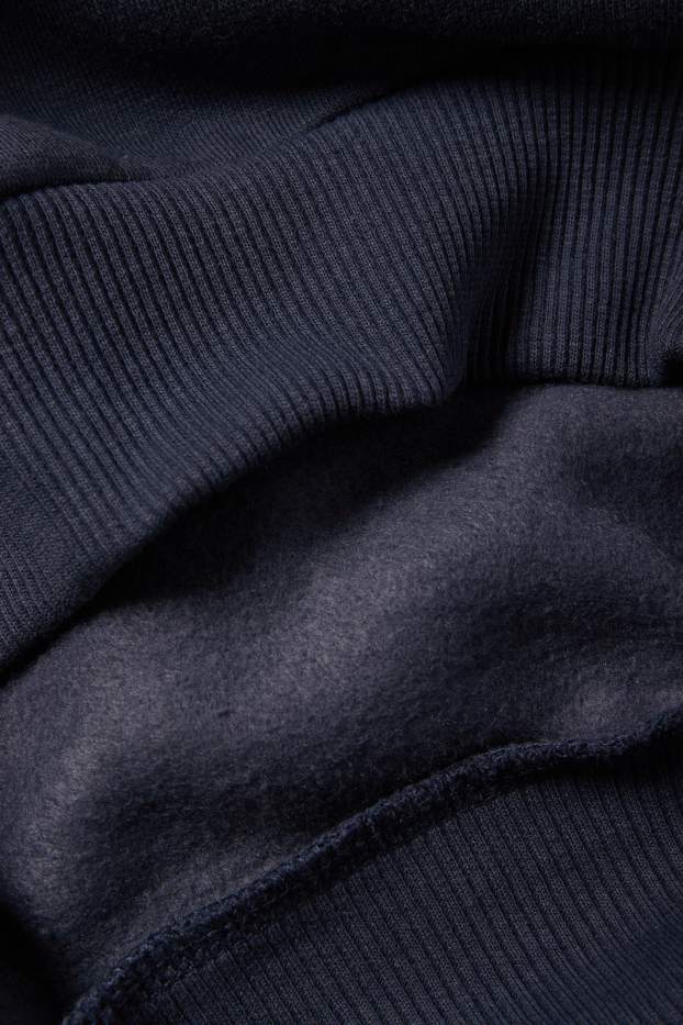 Bambini - Hot Wheels - felpa con cappuccio - blu scuro