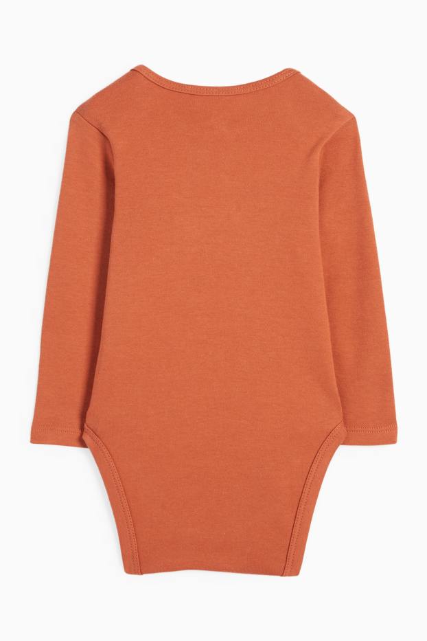 Unisex - Gespenst - Baby-Body - dunkelorange