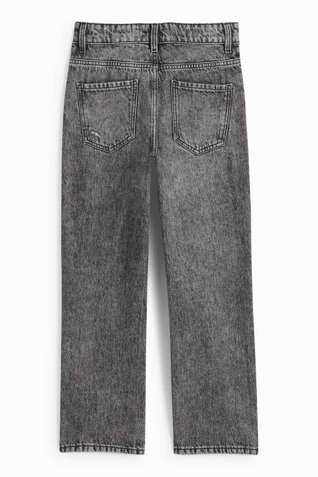 Kinder Buben - Relaxed Jeans - jeansgrau