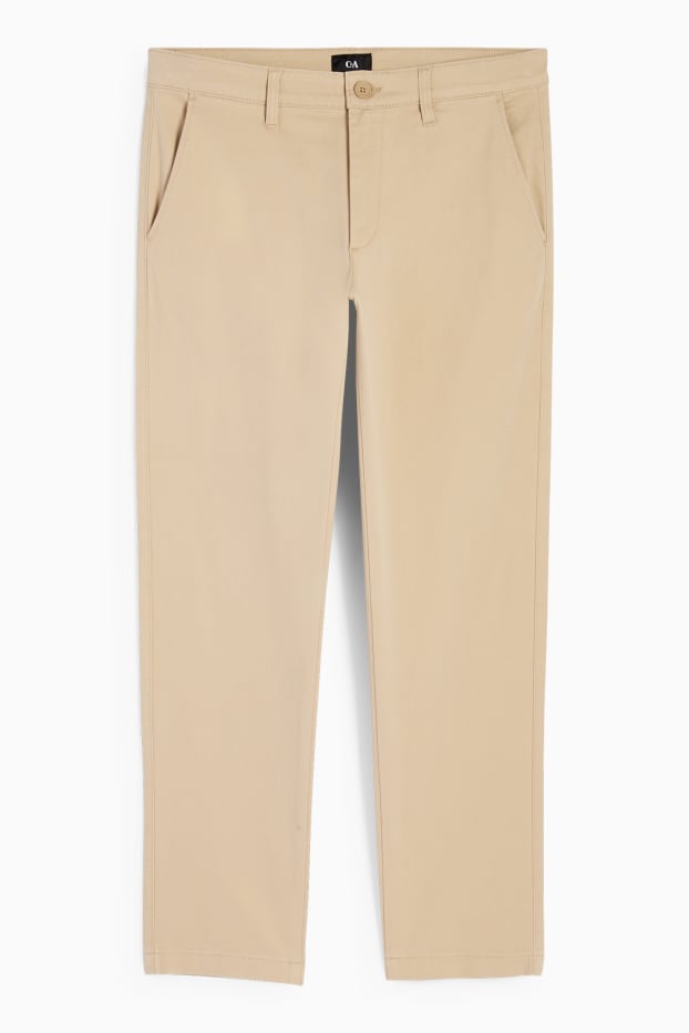 Uomo - Pantaloni chino - regular fit - beige
