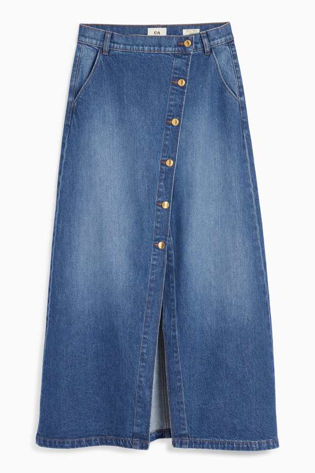 Damen - Jeansrock - jeansblau