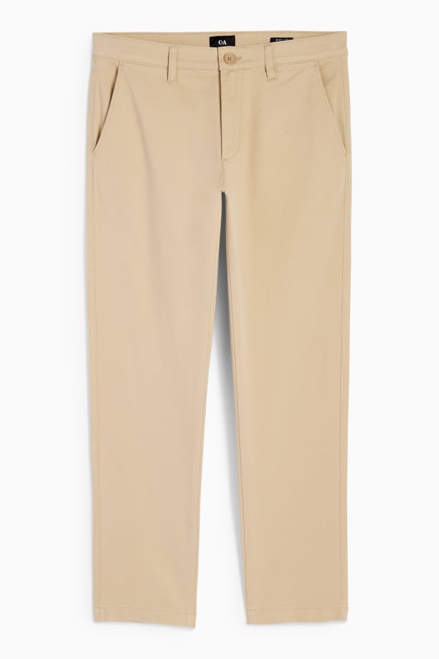 Uomo - Pantaloni chino - slim fit - beige