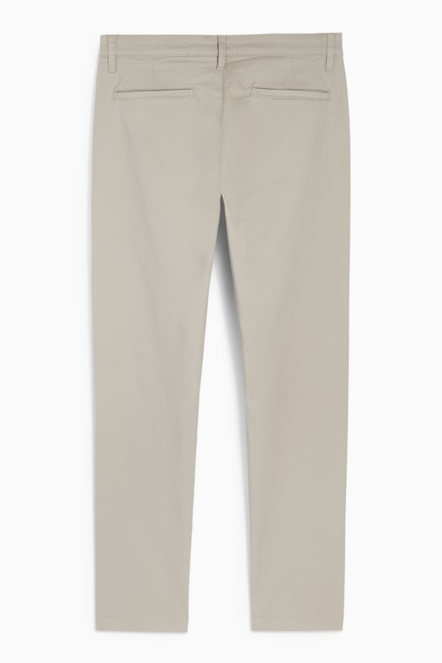 Bărbați - Chino - slim fit - gri