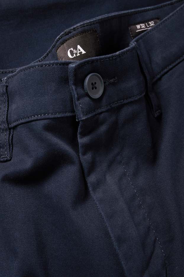 Herren - Chino - Slim Fit - dunkelblau