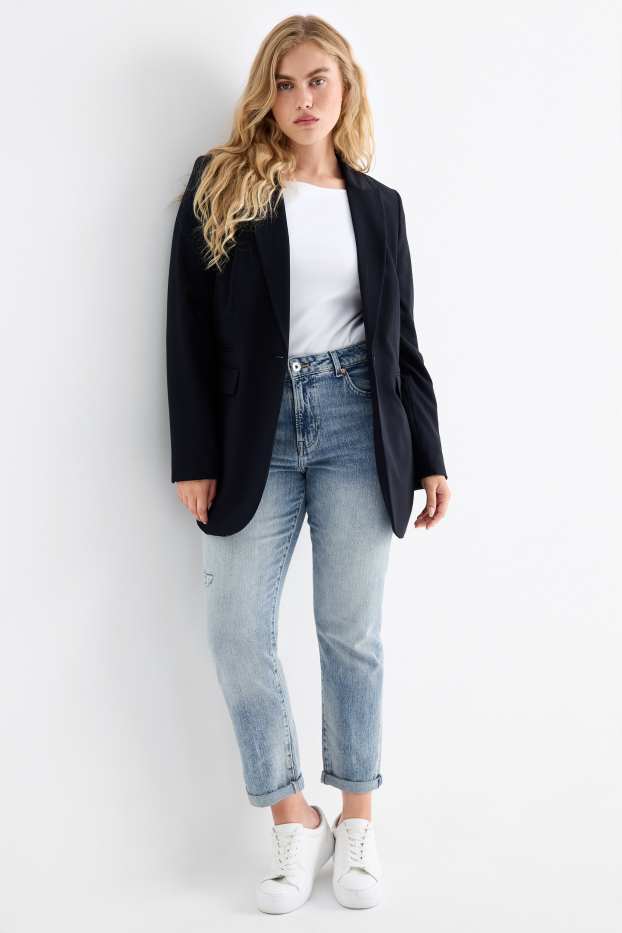 Donna - Boyfriend jeans - vita media - LYCRA® - jeans azzurro