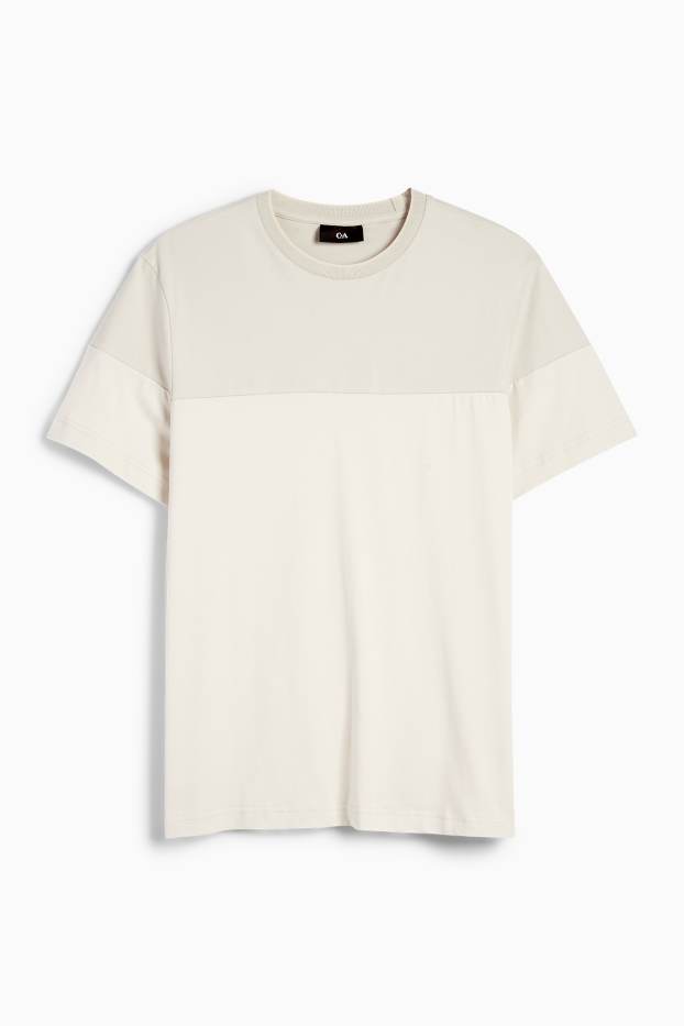 Bărbați - Tricou - regular fit - bej
