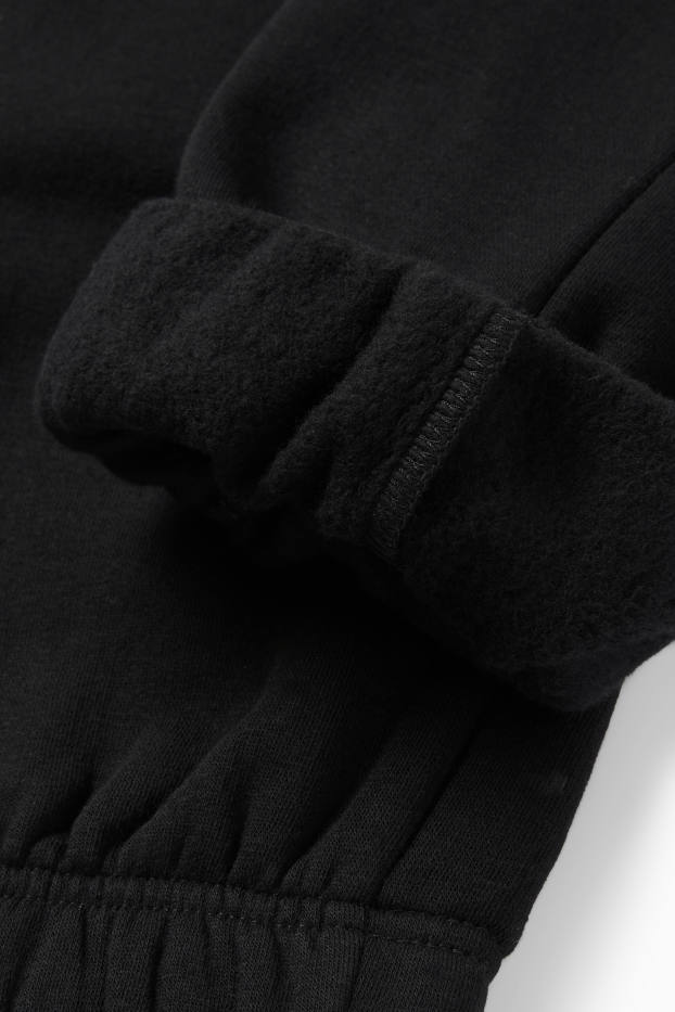 Herren - Cargo-Jogginghose - schwarz