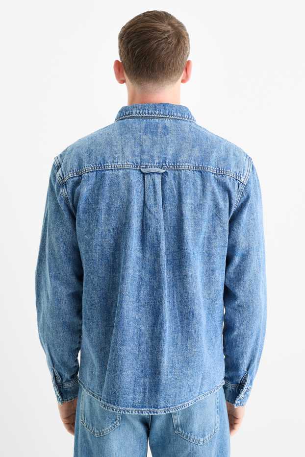 Hombre - Camisa vaquera - relaxed fit - Kent - vaqueros - azul