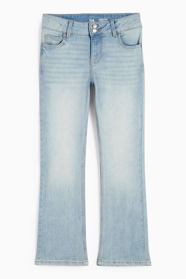 Children Girls - Bootcut jeans - LYCRA® - denim-light blue