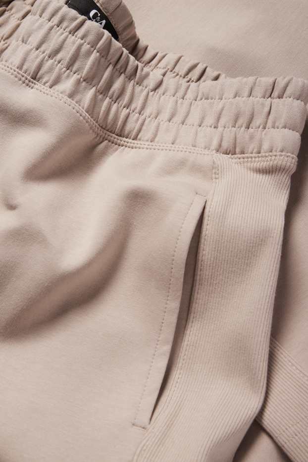 Dames - Joggingbroek - beige