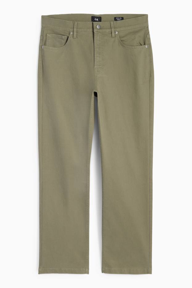 Herren - Hose - Regular Fit - khaki