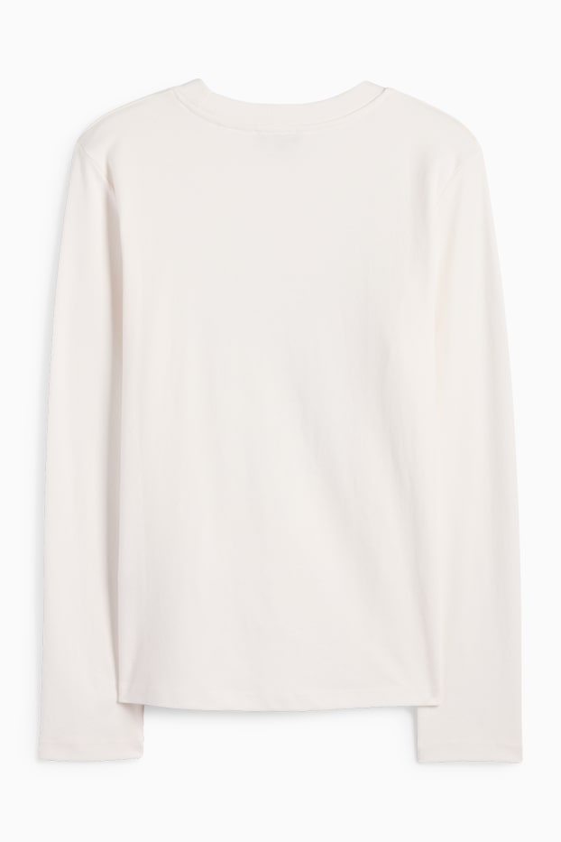 Donna - Maglia a maniche lunghe - bianco