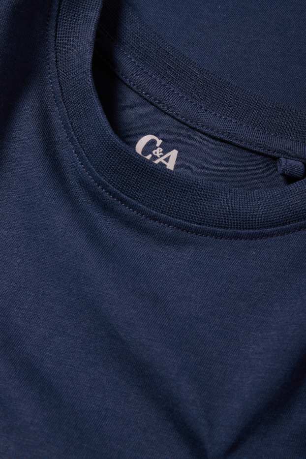 Kinderen: jongens - Longsleeve - donkerblauw
