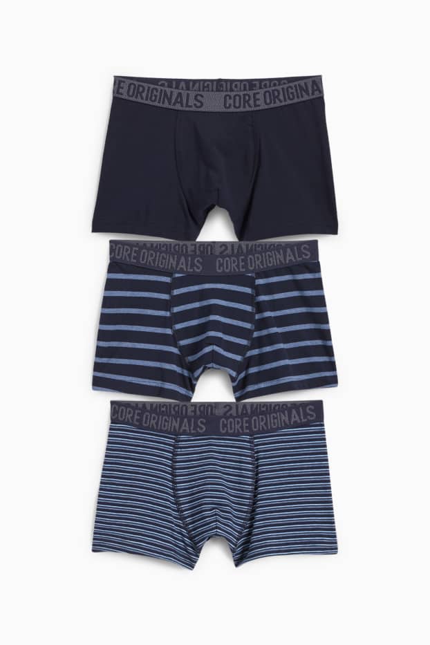 Kinder Buben - Multipack 5er - Boxershorts - dunkelblau