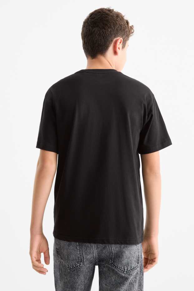 Bambini - Auto da corsa - maglia a maniche corte - nero