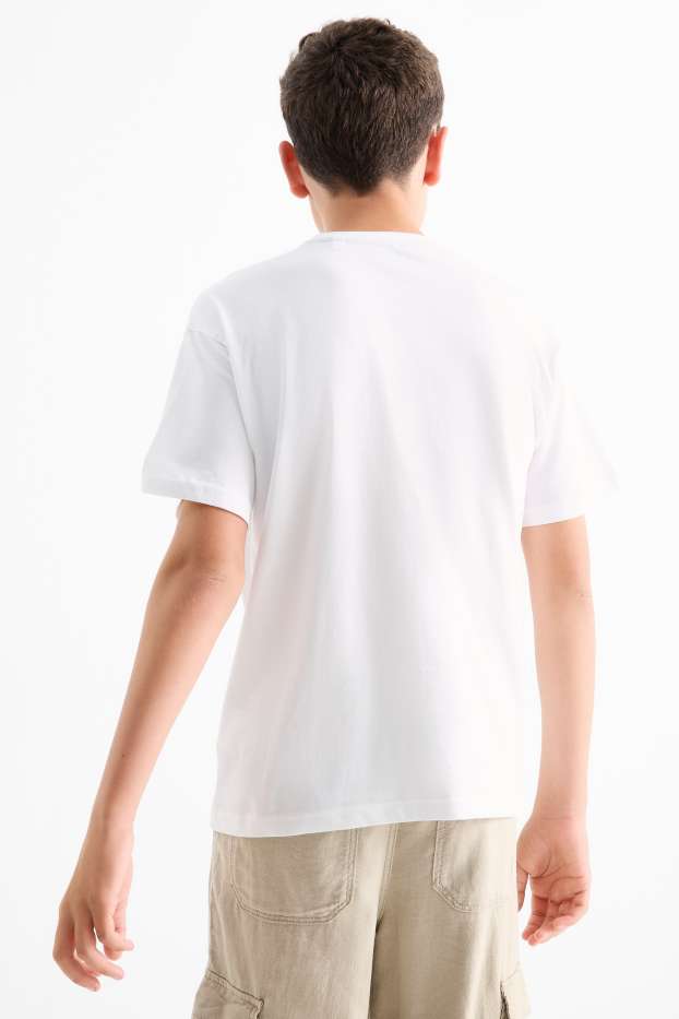Children Boys - Tupac - short sleeve T-shirt - white