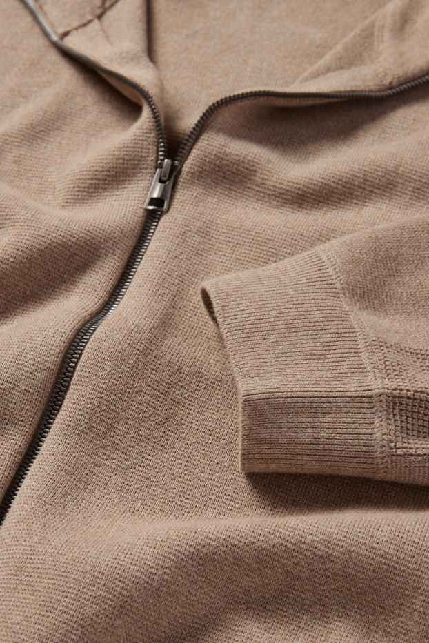 Uomo - Cardigan - beige
