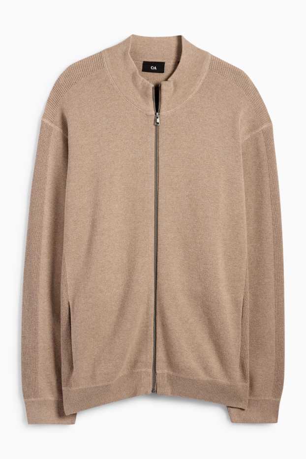 Uomo - Cardigan - beige