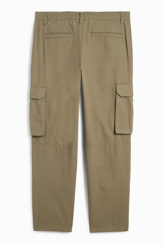 Men - Cargo trousers - khaki