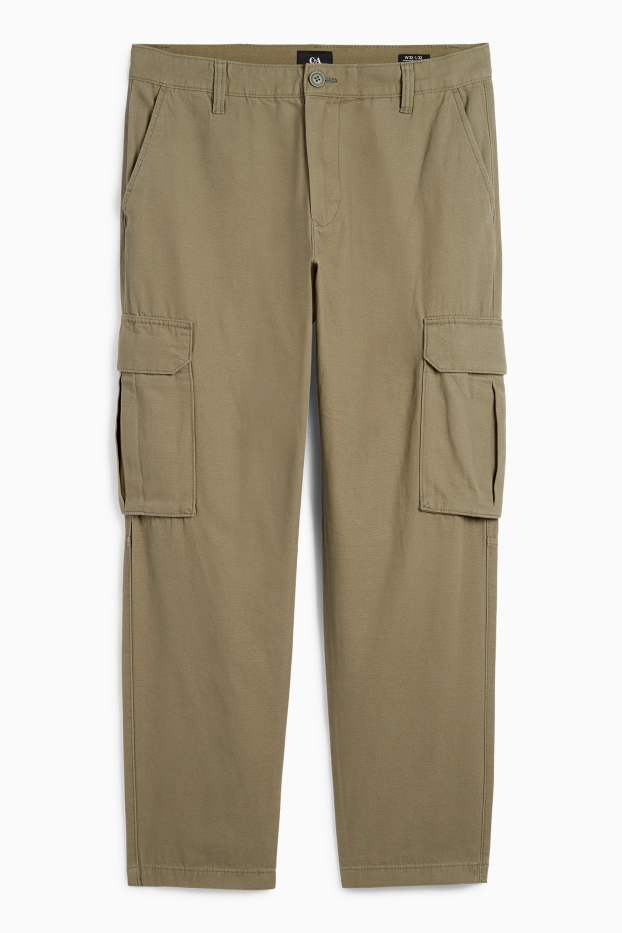 Men - Cargo trousers - khaki