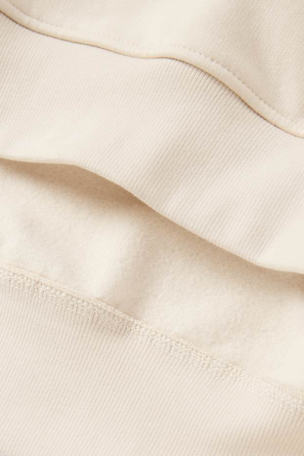 Uomo - Felpa con cappuccio - beige chiaro