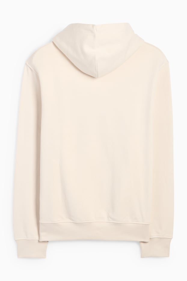 Uomo - Felpa con cappuccio - beige chiaro
