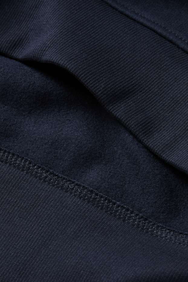 Heren - Hoodie - donkerblauw