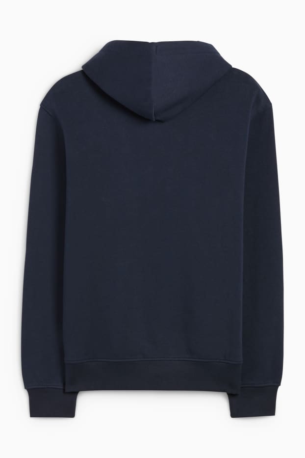 Heren - Hoodie - donkerblauw