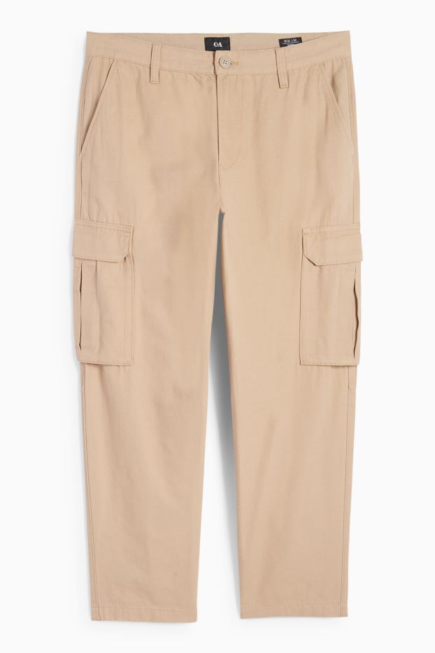 Men - Cargo trousers - beige