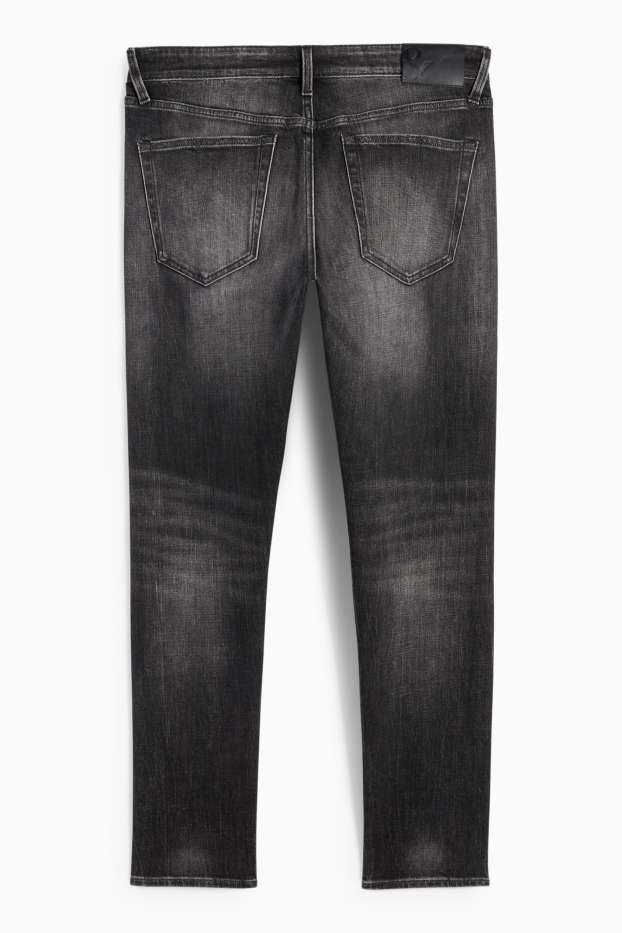 Hombre - Slim tapered jeans - vaqueros - gris