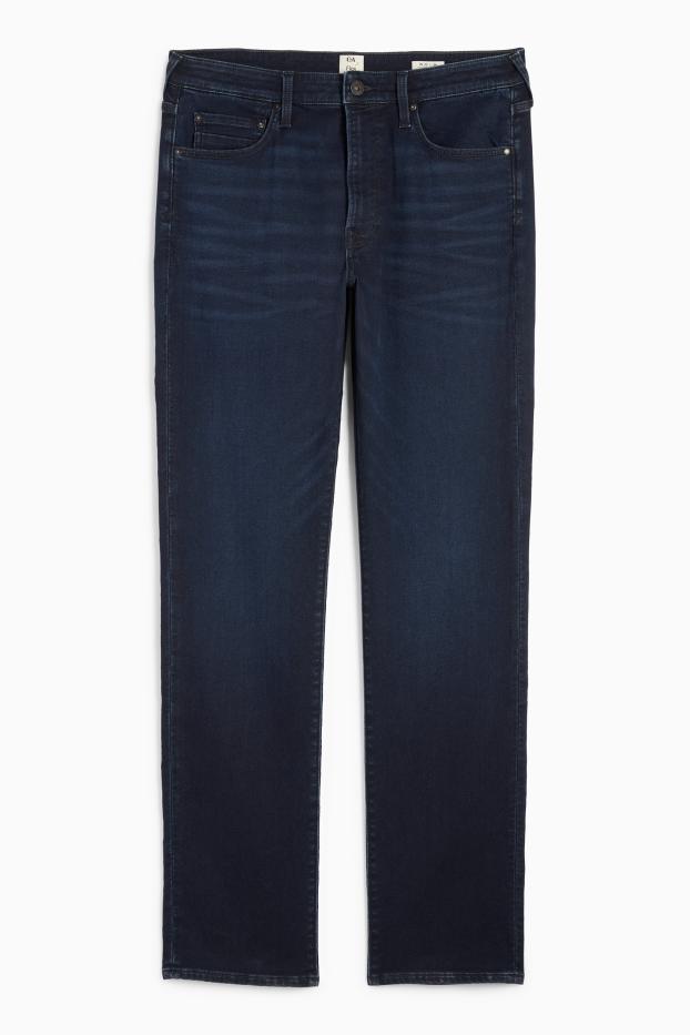 Heren - Straight jeans - Flex - jog denim - LYCRA® - jeansdonkerblauw